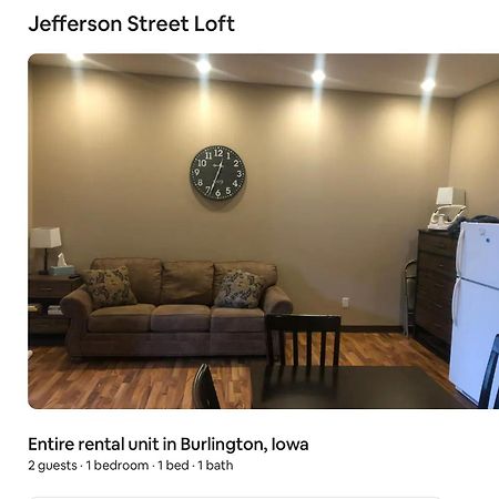 Jefferson Street Loft 20 Day Minimum Stay 伯灵顿 外观 照片